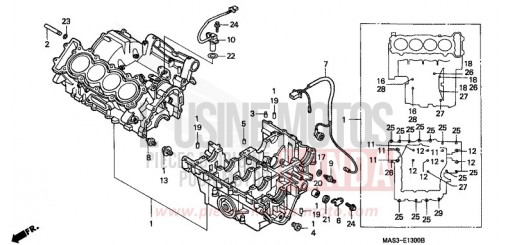 CARTER MOTEUR CBR900RRW de 1998